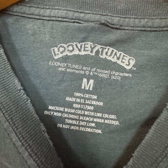 Looney Tunes Bugs Bunny Daffy Duck Criss Cross Parody Tee M - Picture 4 of 4